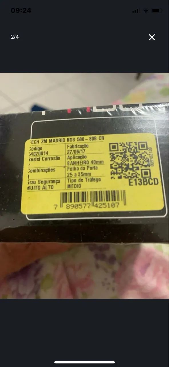 Fechadura PADO 44mm para Banheiro  - Foto 3