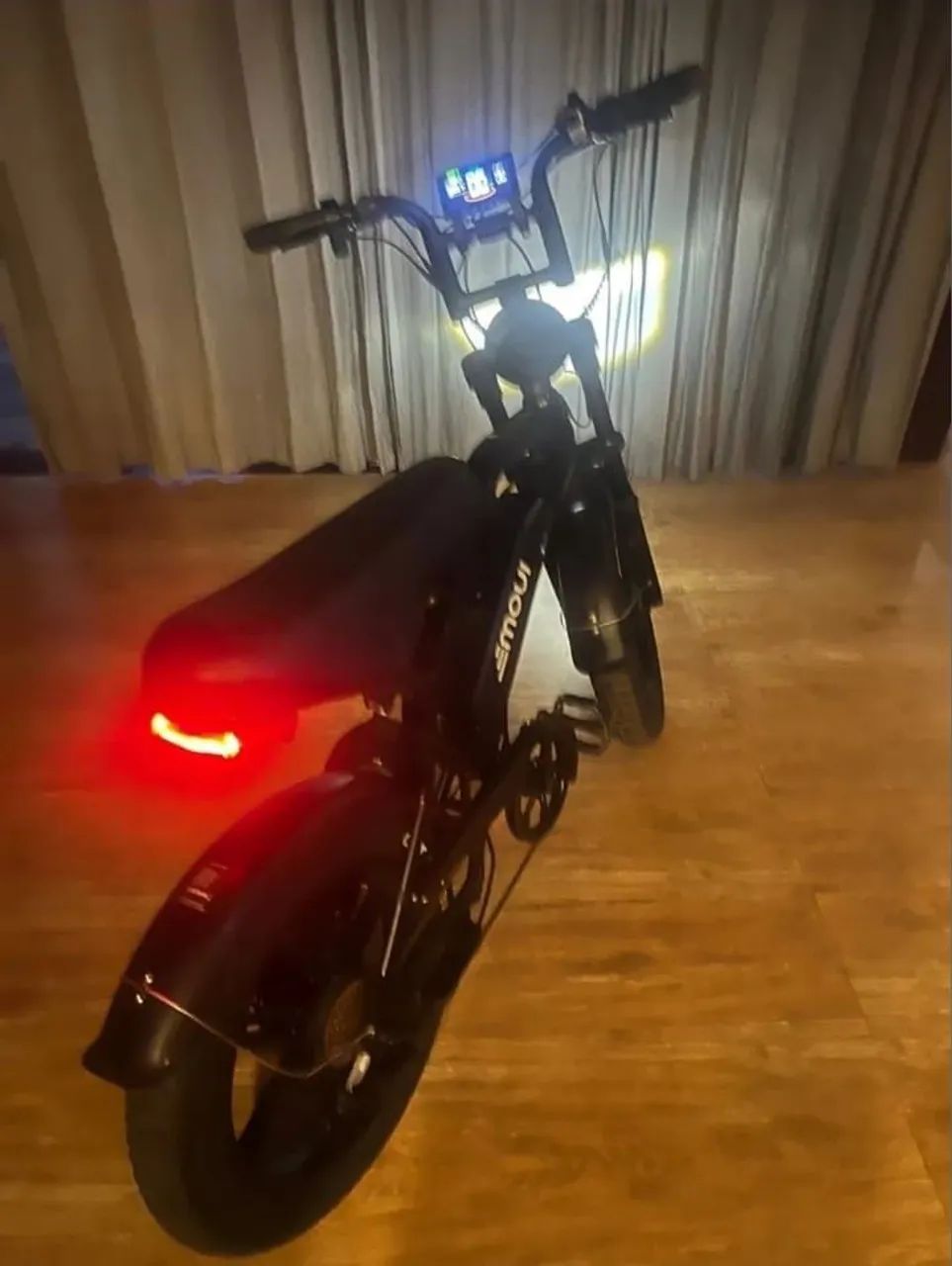 Bicicleta Elétrica com Suspensão v20  12x660 no cartão pouco tempo de uso  - Foto 5