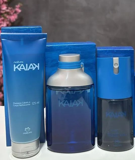 Kit Natura Kaiak: Shampoo, Perfume e Desodorante