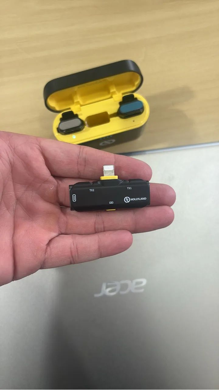 MICROFONE HOLLYLAND LARK C1 DUO - Foto 3