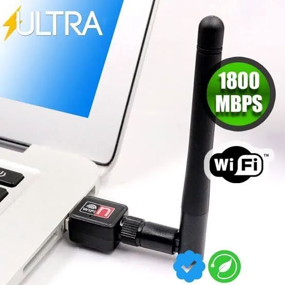 Adaptador WiFi USB 2.4 GHz  1800 Mbps