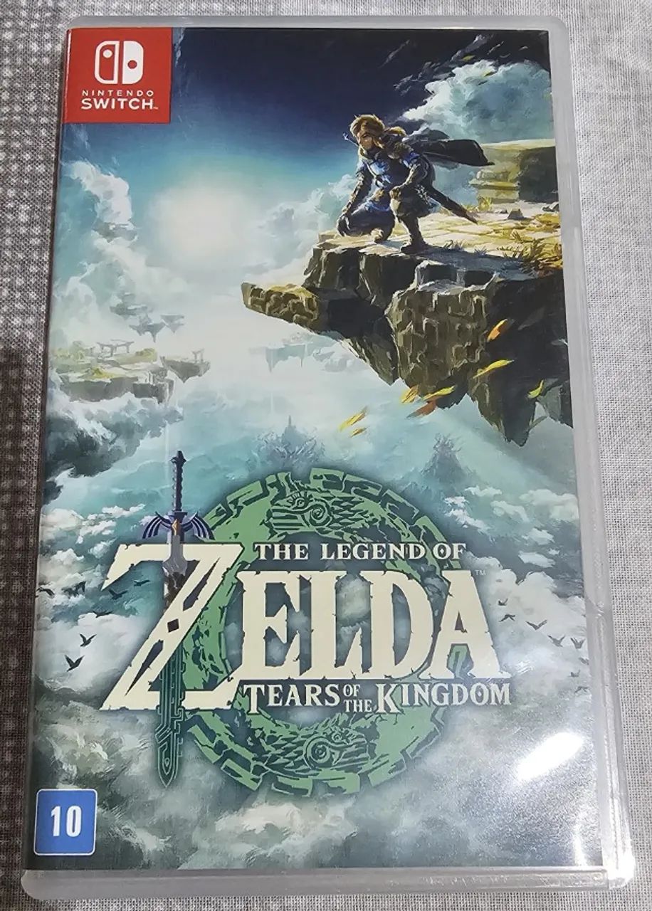 The Legend of Zelda Tears of the Kingdom TOTK Nintendo Switch Game Jogo Usado - Foto 4