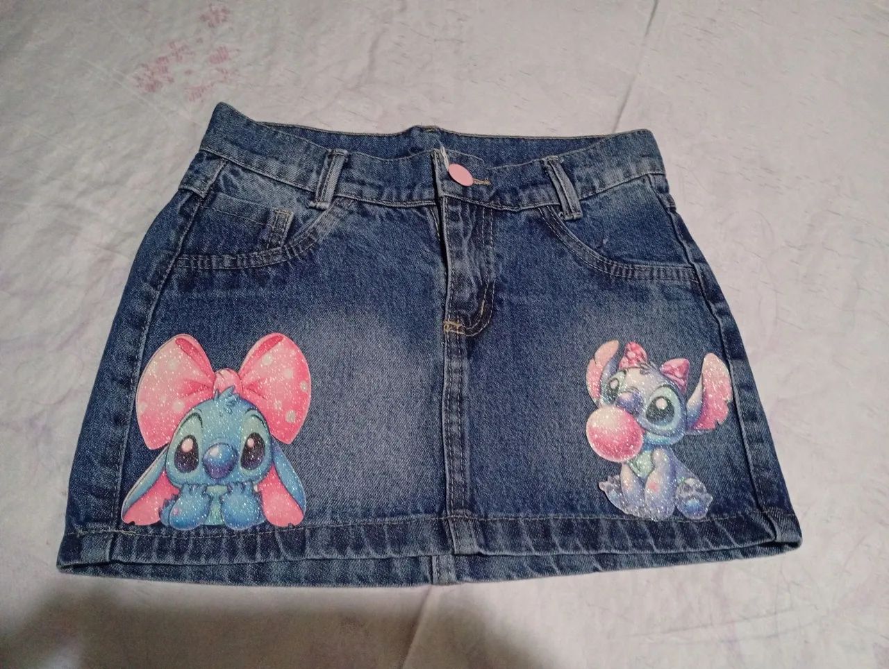 Saia jeans Stitch 