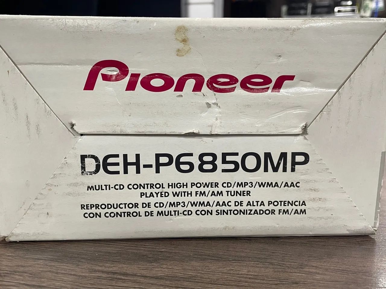 Cd rádio pioneer deh-6850mp novo zero na caixa vários gráficos