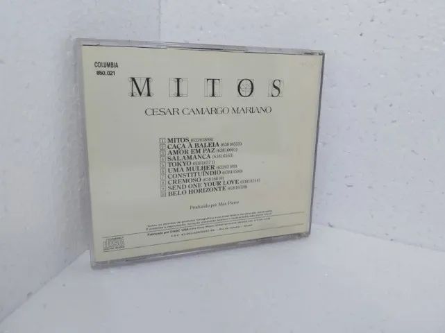 CD Cesar Camargo Mariano - Mitos (1988) Columbia - Foto 5