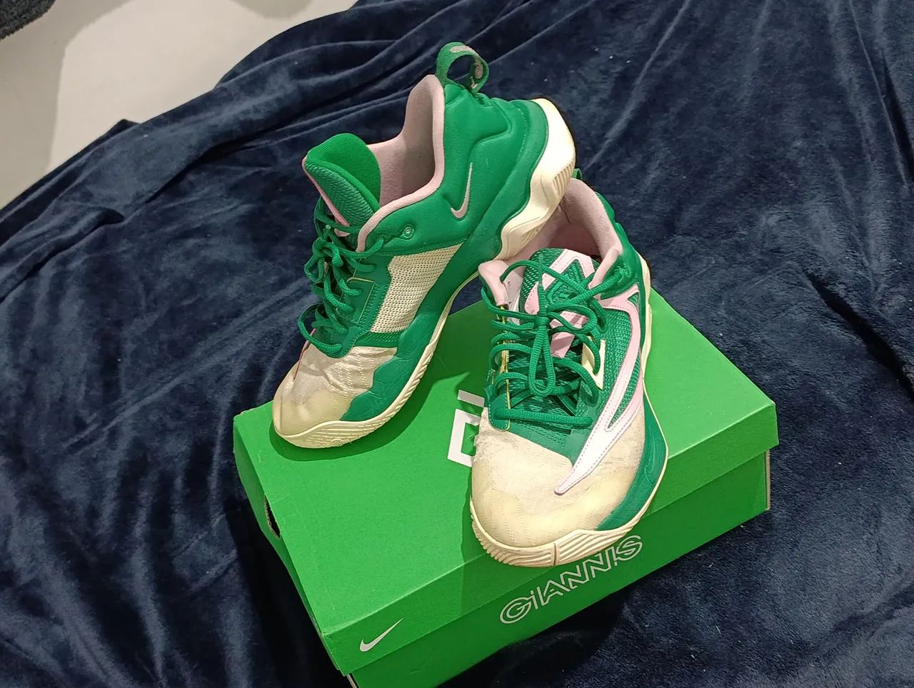 Tênis Nike Giannis Immortality 3 Masculino | Tamanho 43 - Verde PERFEITO ESTADO. - Foto 4