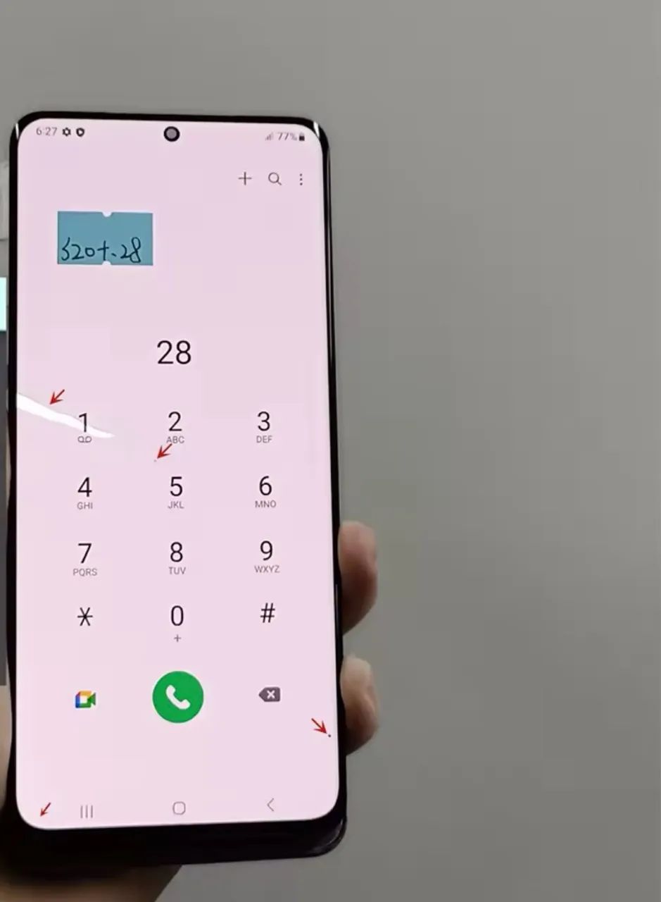 Tela Samsung S20 plus original c/detalhe - faço envio 