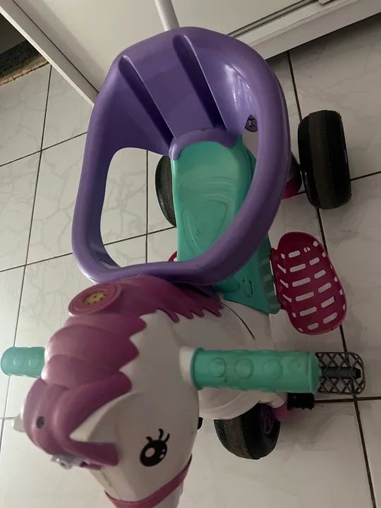 Triciclo unicórnio calesita  - Foto 4