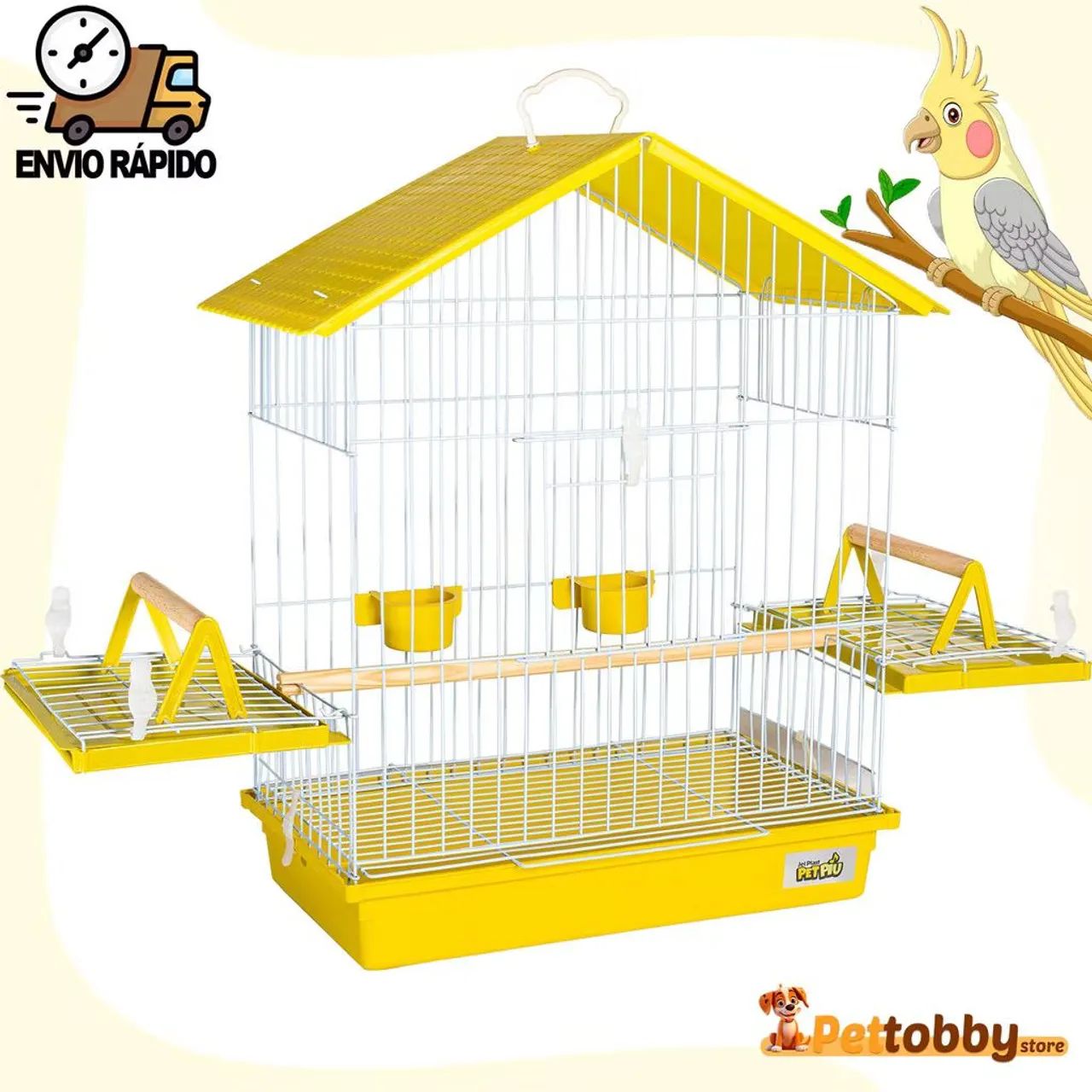 Gaiolas para calopsitas e periquitos64651357102850121