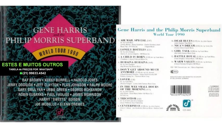 5 Cds do pianista Gene Harris -  impoprtados. - Foto 5