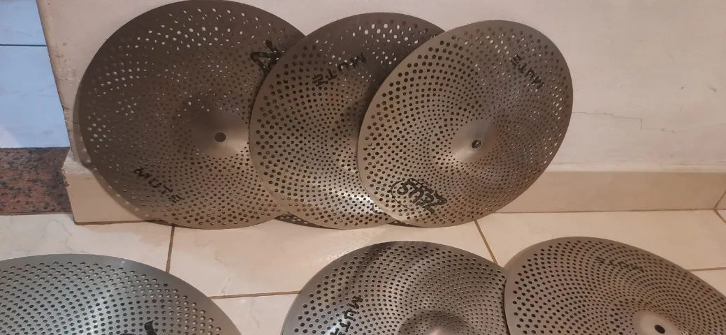 Kit Pratos silenciosos de bateria Zeus Mute - Instrumentos