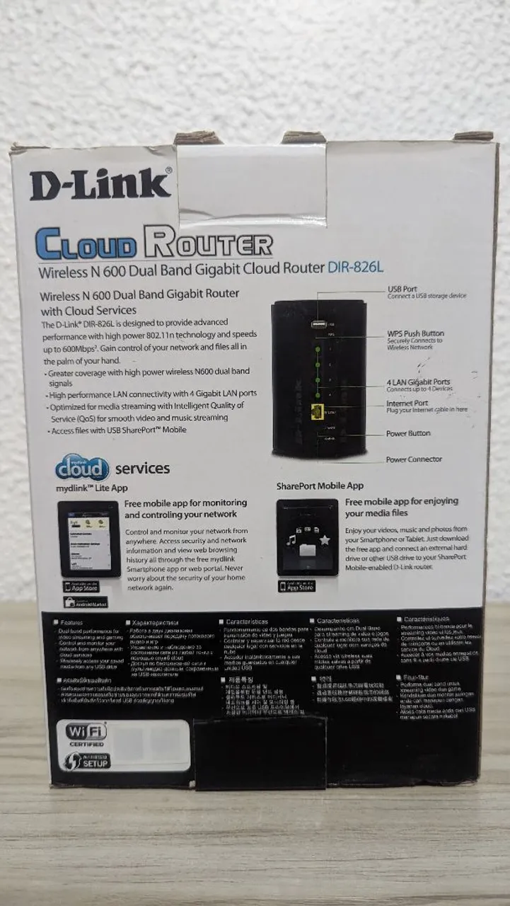 Roteador D-Link DIR-826L Cloud Gigabit Dual Band