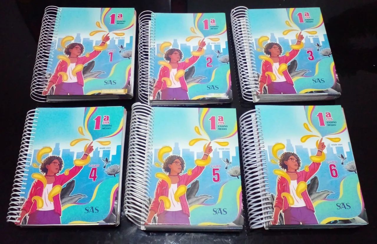 Livros Didáticos 1º Ano Ensino Médio - SAS