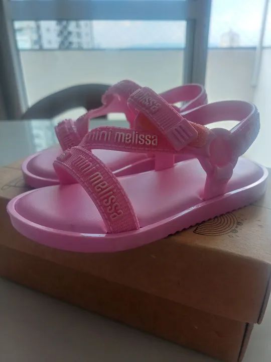 Sandálias Melissa Mini Infantil Rosa - Foto 2