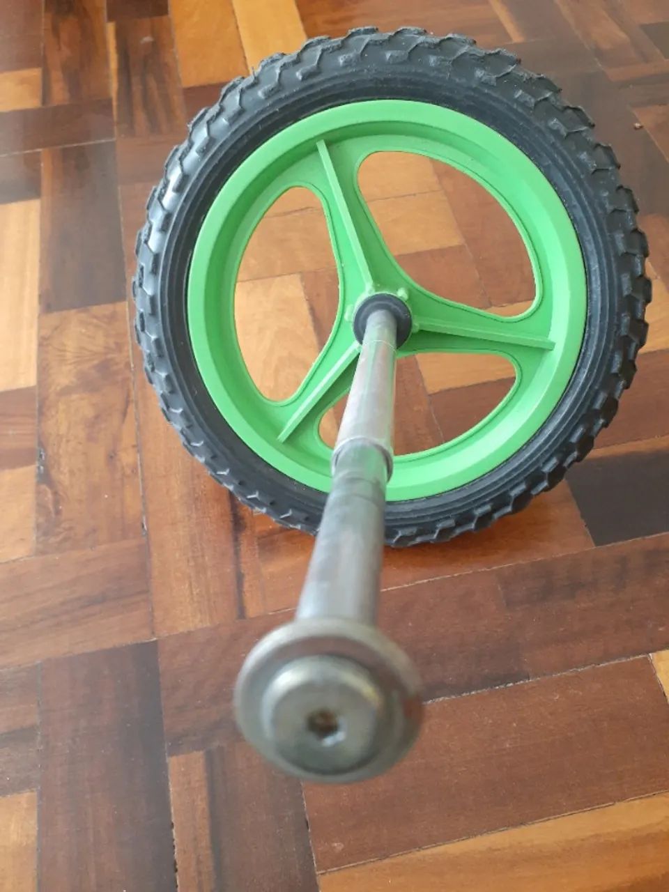 kit eixo + roda para woodbike - Foto 2