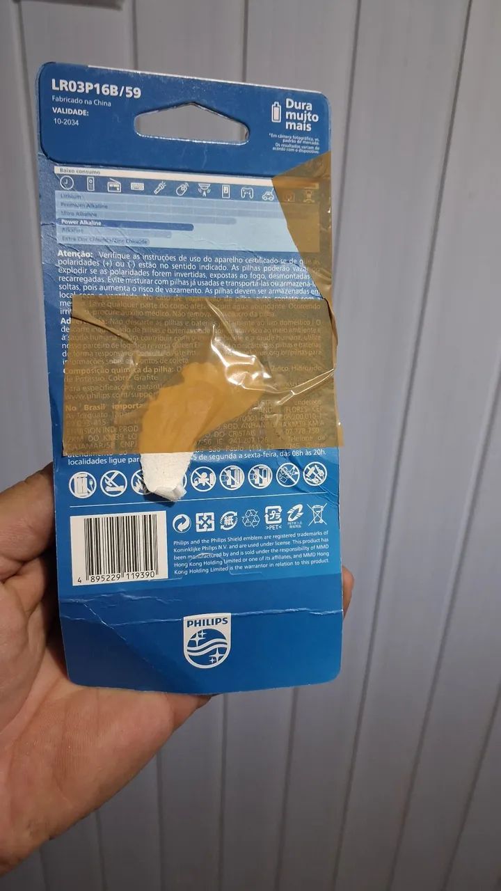Pilhas AAA Philips Power Alkaline - Foto 2