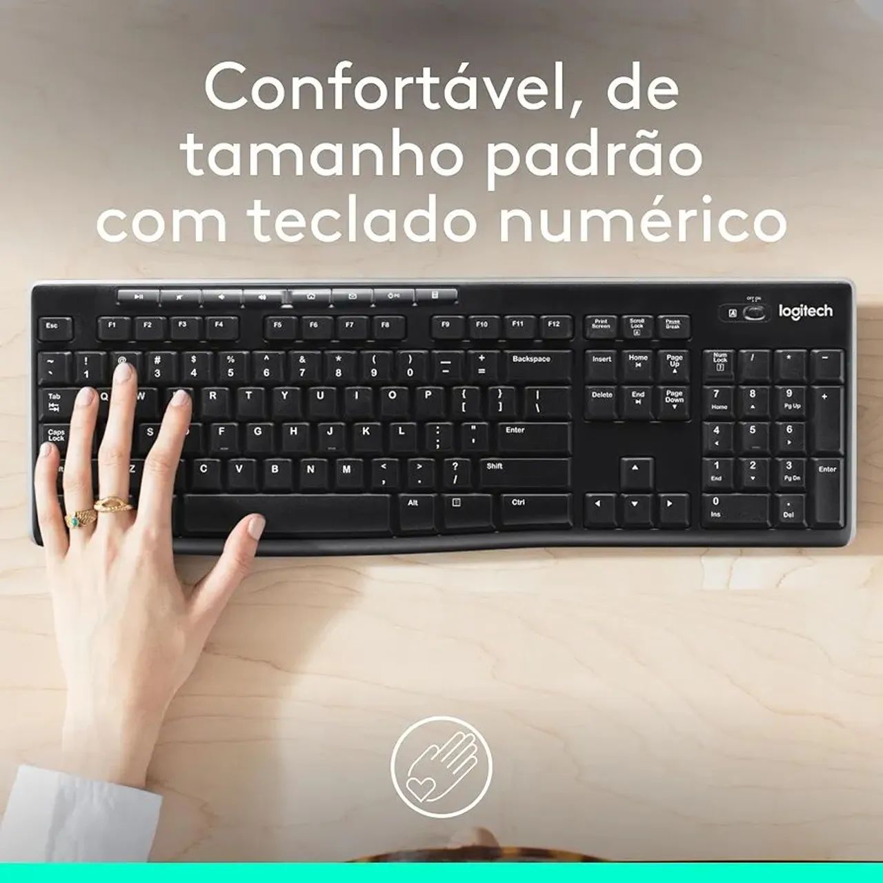 Teclado MK270 Logitech - Foto 2