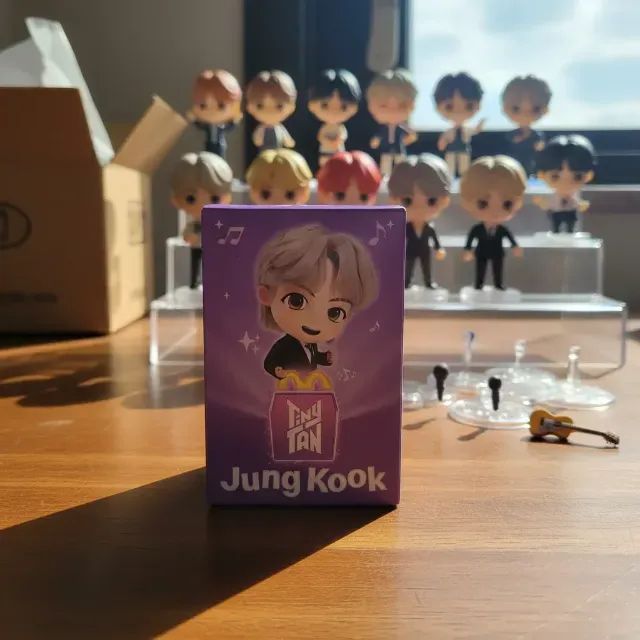 Boneco Bts Jung Kook Mc Donald's Tinytan. Caixa Lacrada  - Foto 4