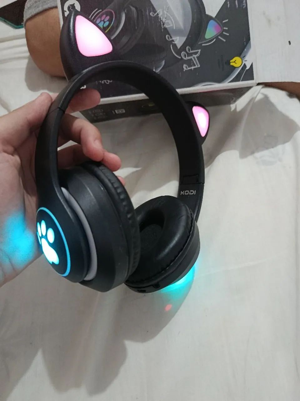 Fone de ouvido de gatinho  - Foto 2