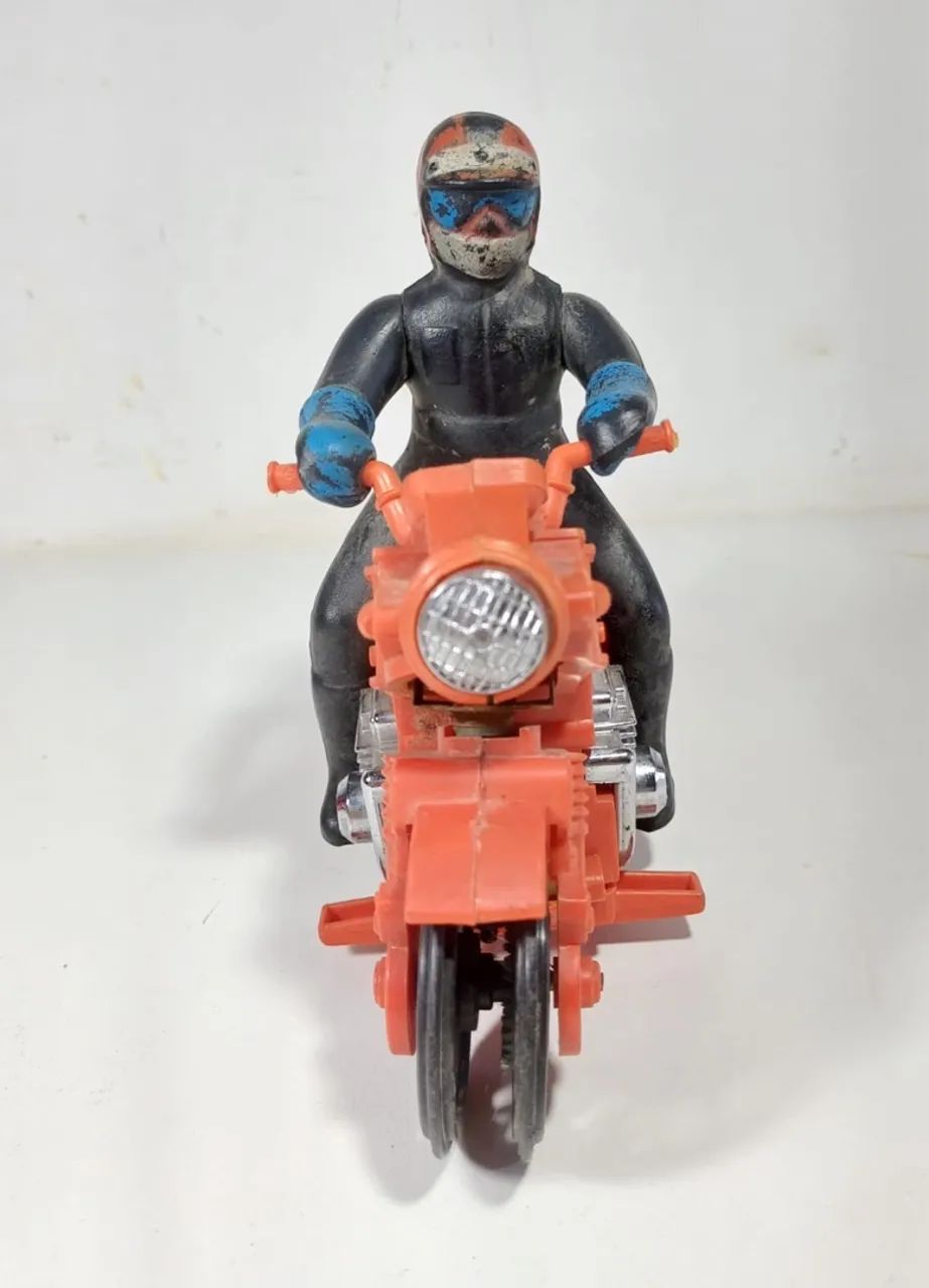 Motocicleta de Brinquedo Vintage Glasslite  - Foto 3
