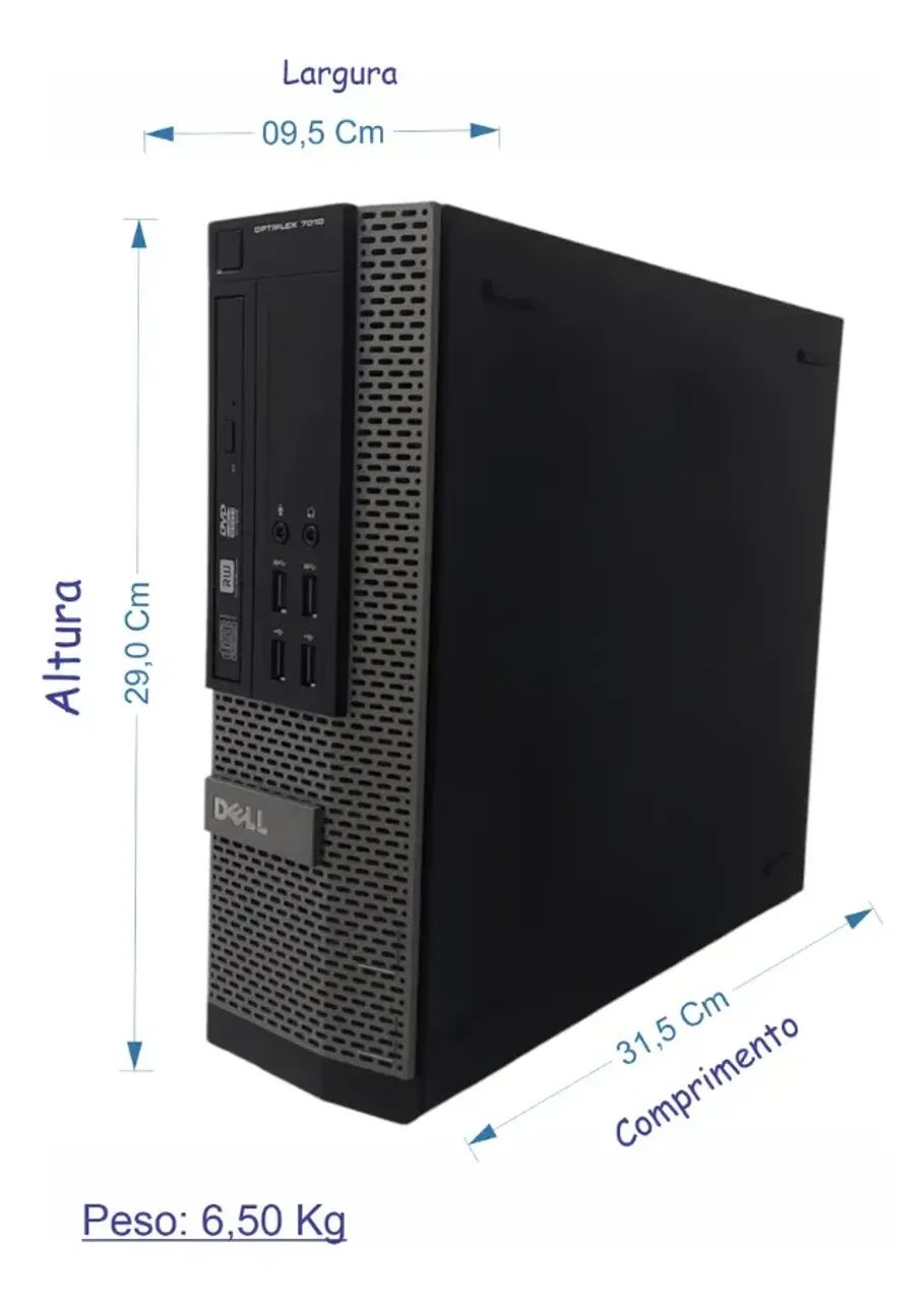 Computador gamer de entrada (Roda LoL) - Dell 7010 i5 3ª - 8GB RAM - 256 SSD - Win10 ou 11 - Foto 2