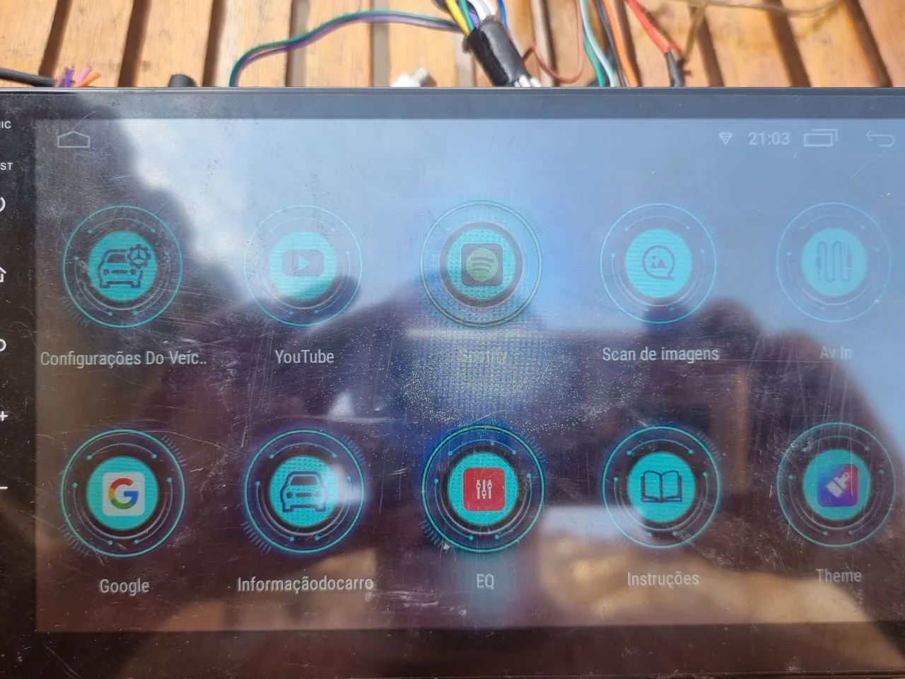 Central Multimídia Tela 9 Polegadas Android Gps Waze Top - Foto 4