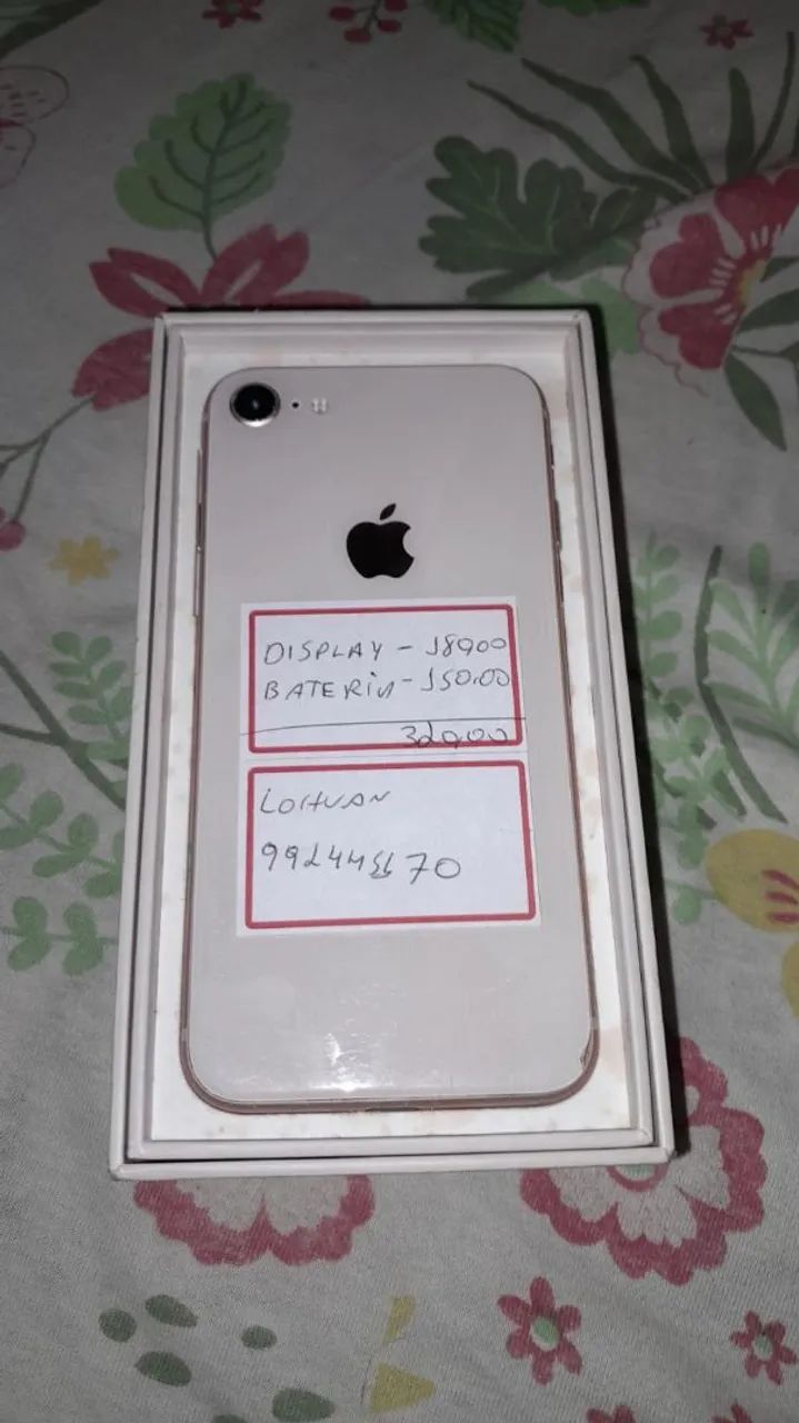 iPhone 7 Plus Rose Gold - queimado - Foto 2