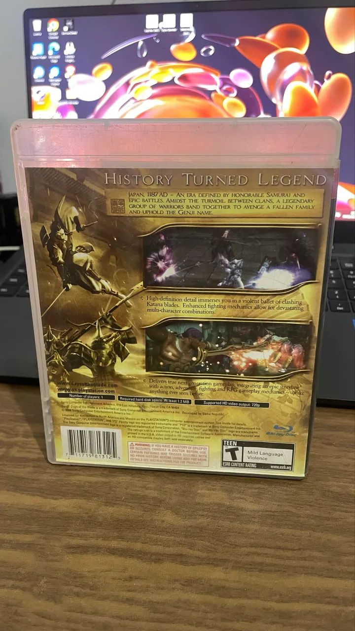 Genji Days of the Blade ps3 original64308814404611120