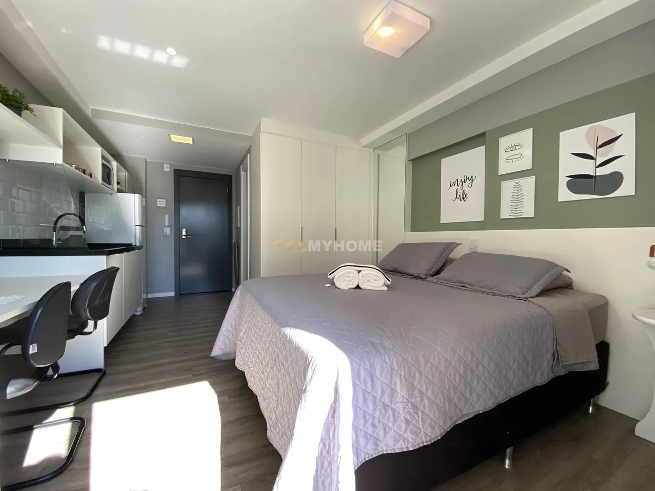 Studio mobiliado para alugar no Centro de Curitiba ao lado da UFPR! - 44175