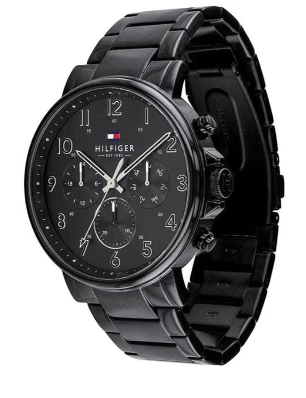 Vendo relógio Tommy Hilfiger preto de aço  - Foto 3