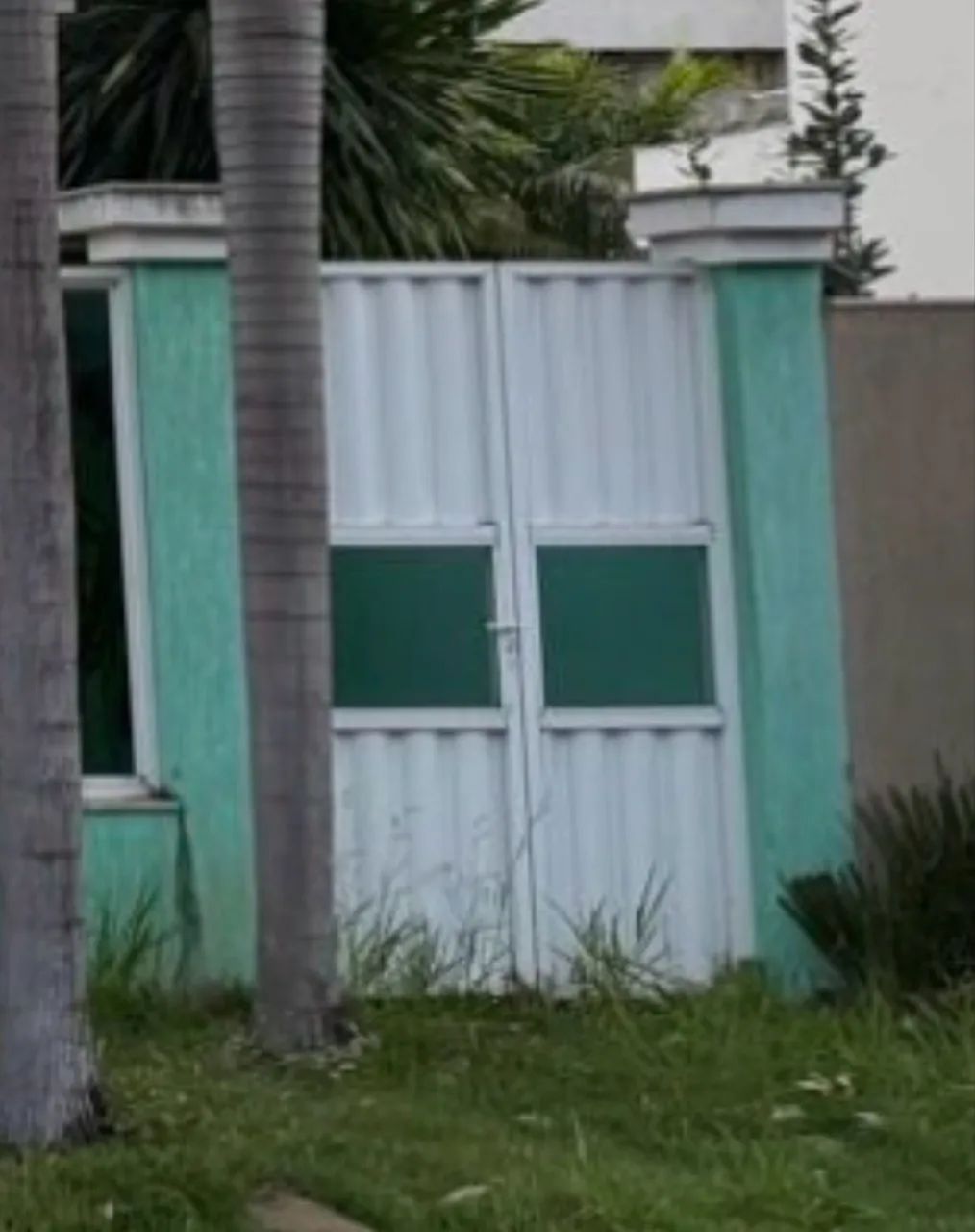 Porta de Alumínio reforçado Branco c/ vidro - Foto 3