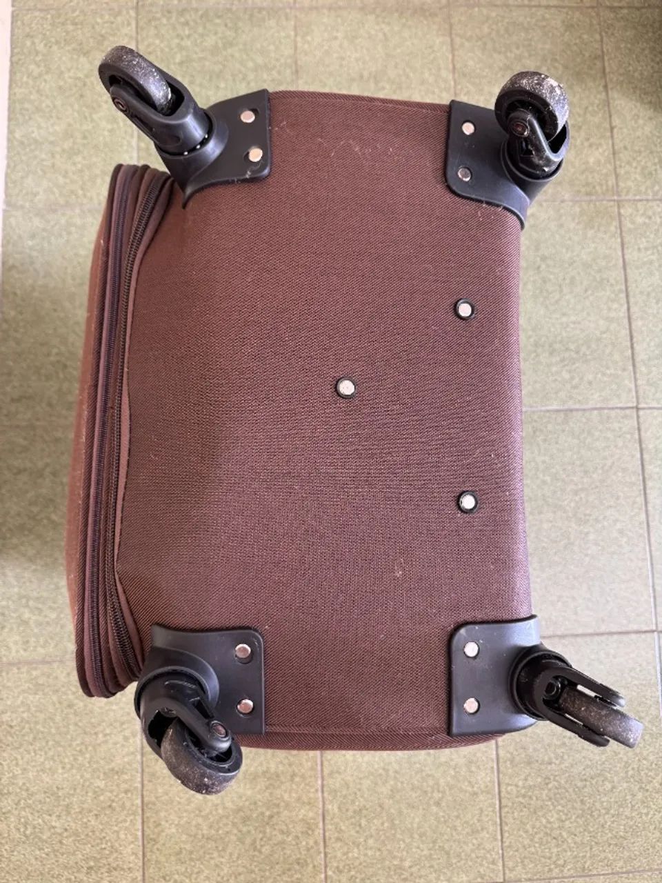 Mala de viagem Marrom 23Kg - Foto 4