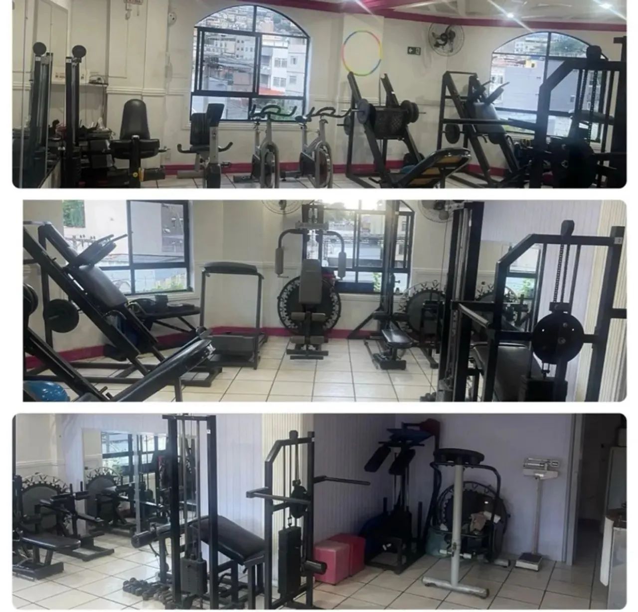 Equipamentos de academia completos ( VENDO OU PASSO PONTO COM TUDO MONTADO) - Foto 2