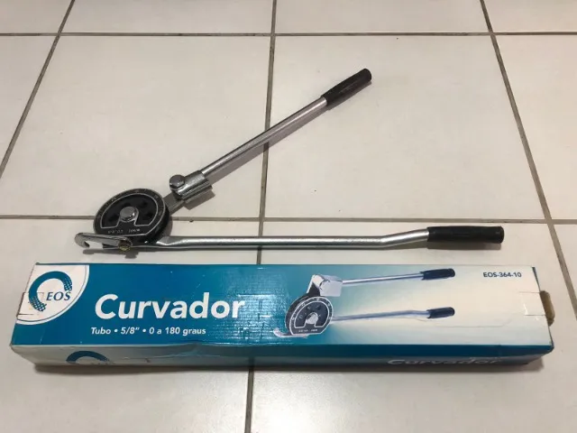 Curvador De Tubos 5/8" 180 Graus, Marca EOS. Em Estado de Novo.
