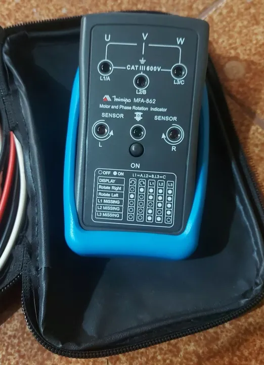 Detector de Rotação de Fase Trifásico Minipa MFA-862