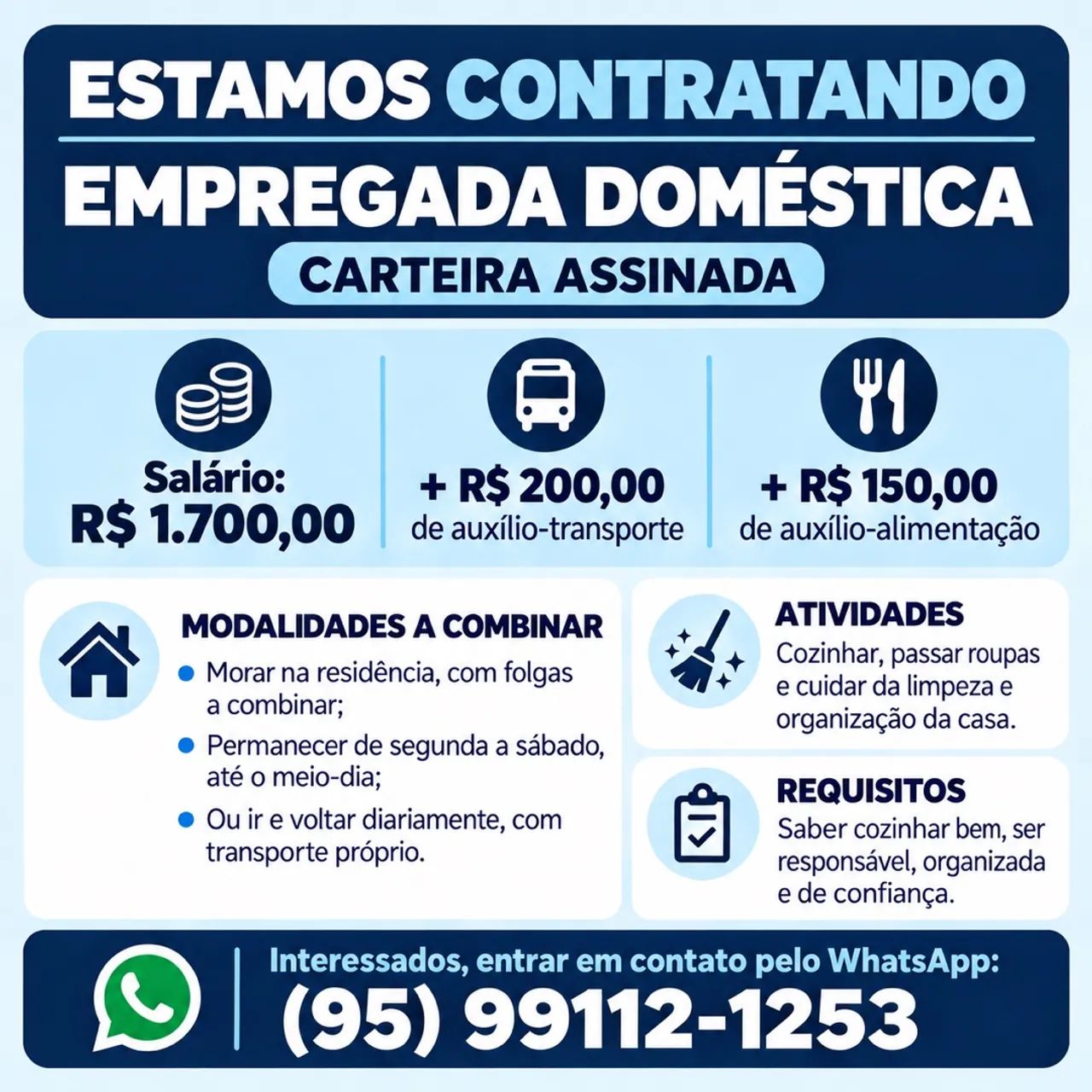 Vaga de emprego 