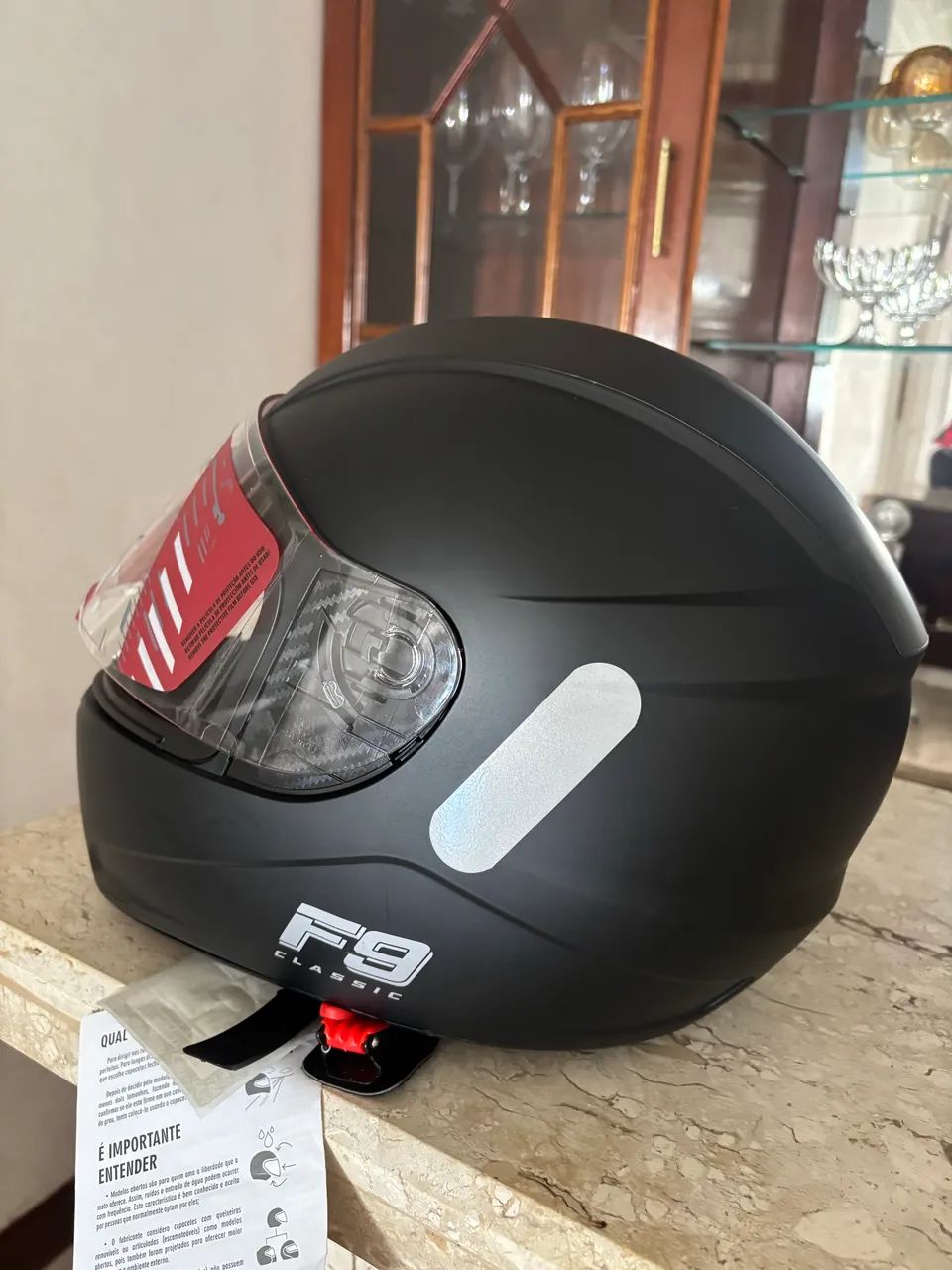 Capacete cor preta - Foto 4