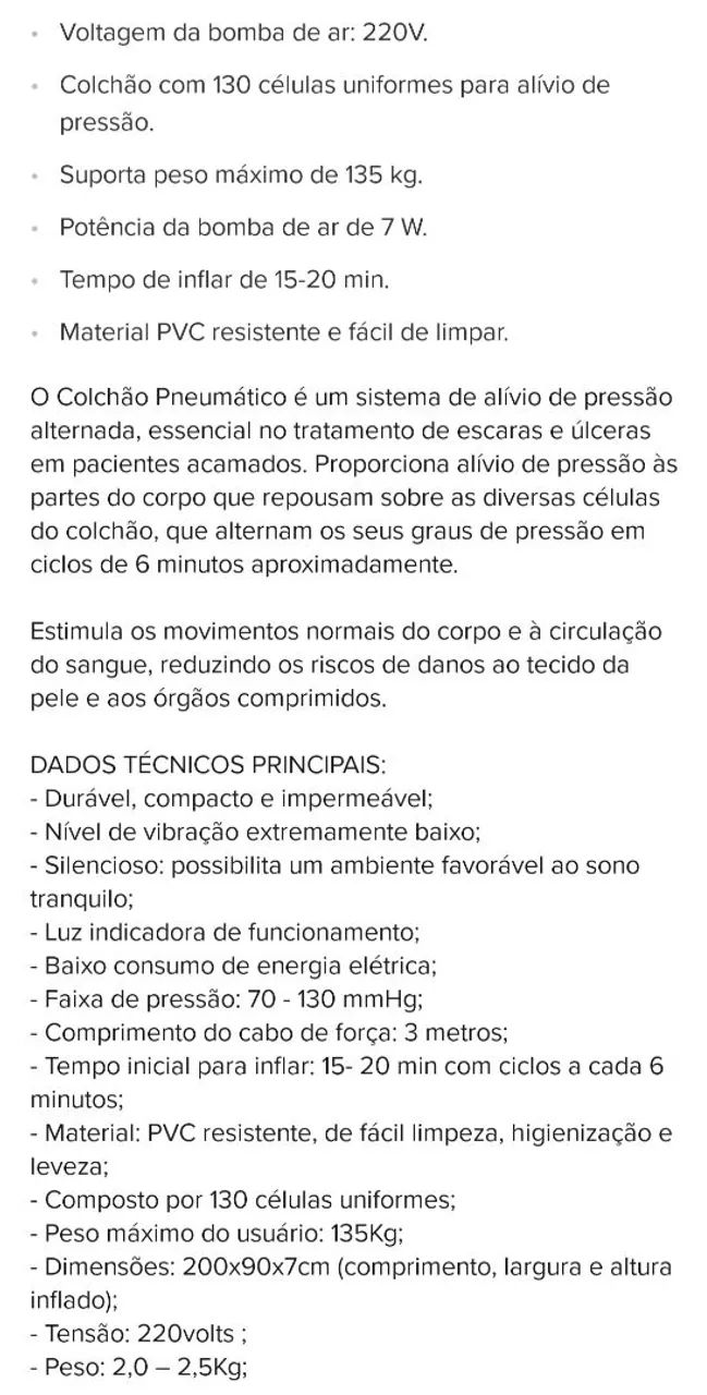 Colchão Anti Escarras - Star Medical - Foto 4