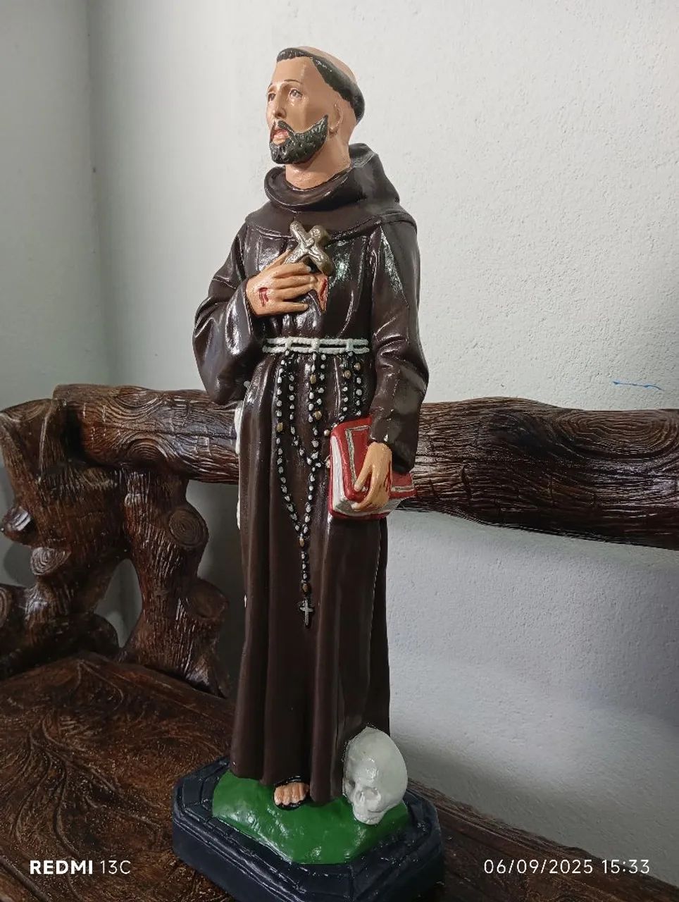 Imagens São Francisco de Assis 60 cm - Foto 2
