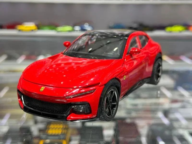 Miniatura Ferrari Purosangue 1:24 - Som e Luz + Diecast (Nova) - Foto 2