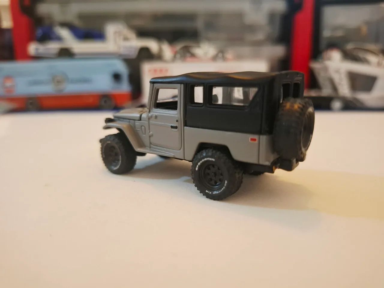 Miniatura Toyota Land Cruiser Cinza, Top!!! - Foto 4