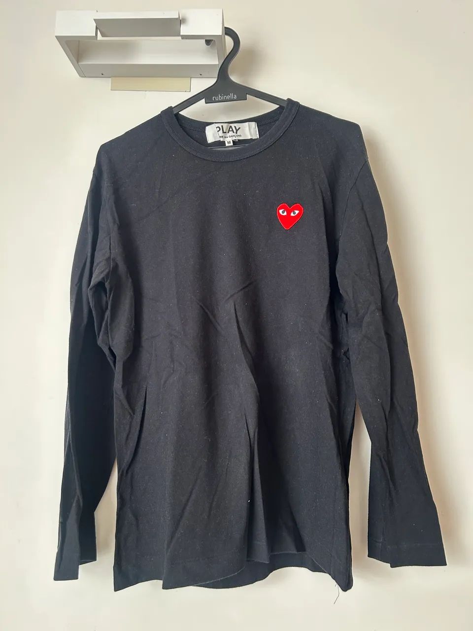 Camiseta manga longa Comme des garçons