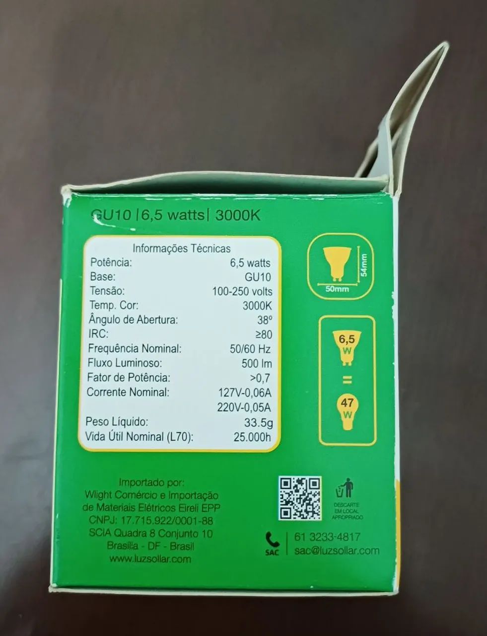 LÂMPADA LED DICRÓICA DA MARCA LUZ SOLLAR.  - Foto 4