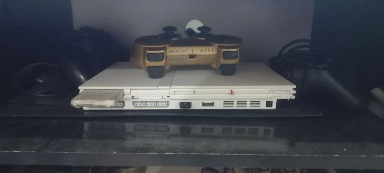 PS2 branco japonês 