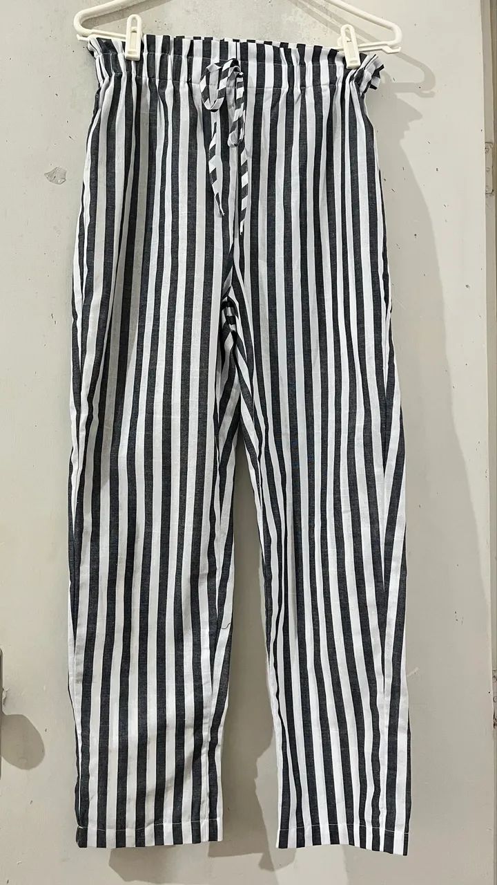 Calça clochard listra  - Foto 2