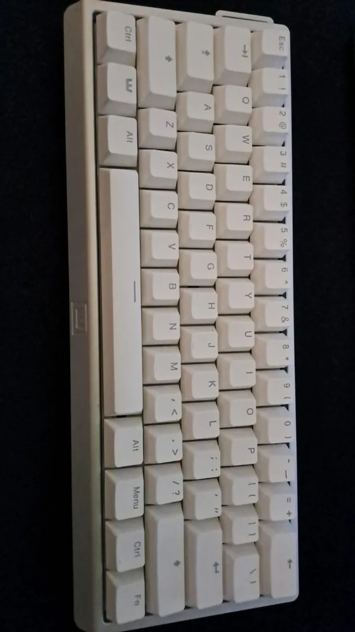 Teclado Wooting 60HE v2 Alumínio Branco 