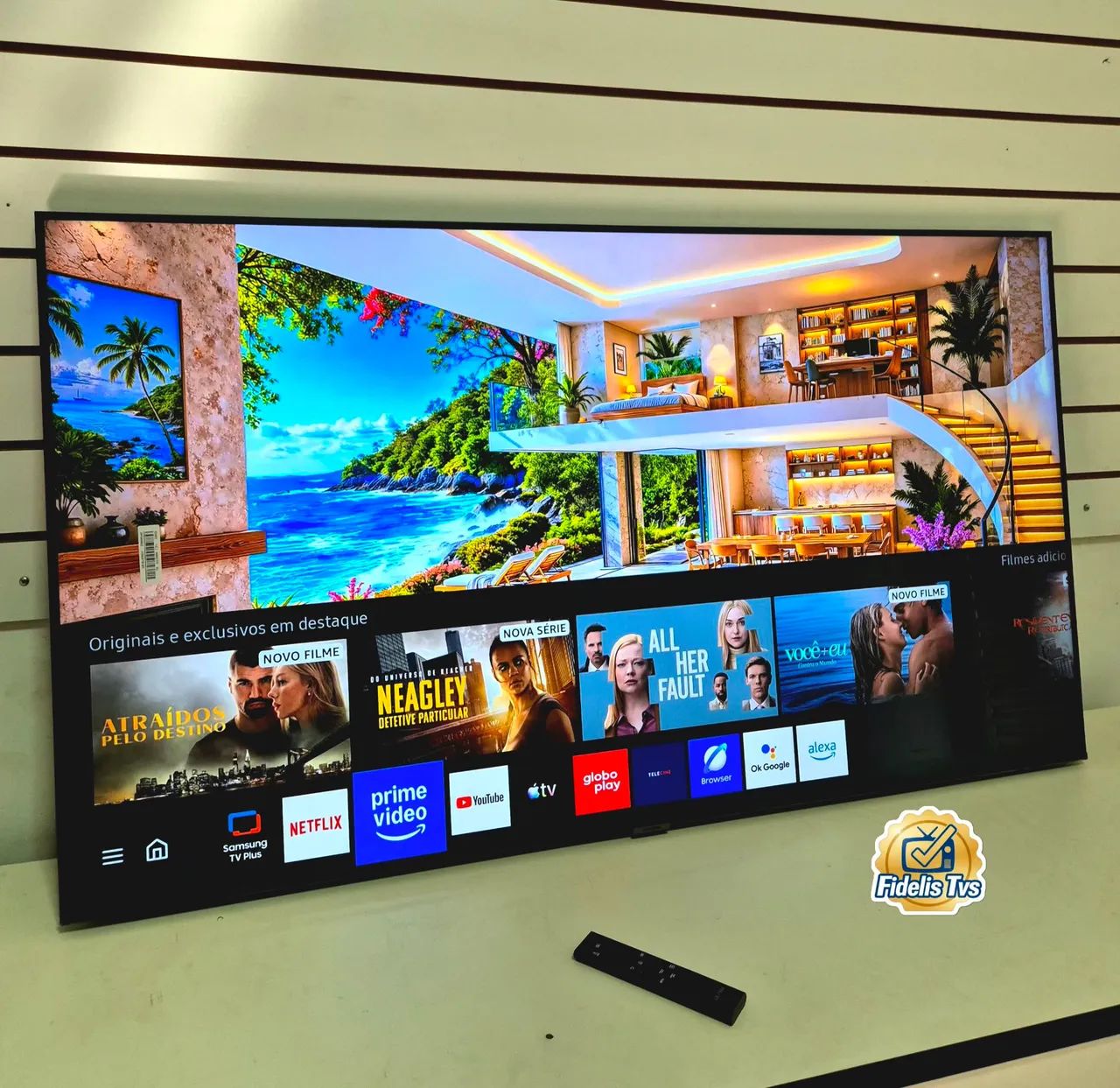 TV SAMSUNG 55 POLEGADAS SMART COMPLETA 4K  - Foto 2