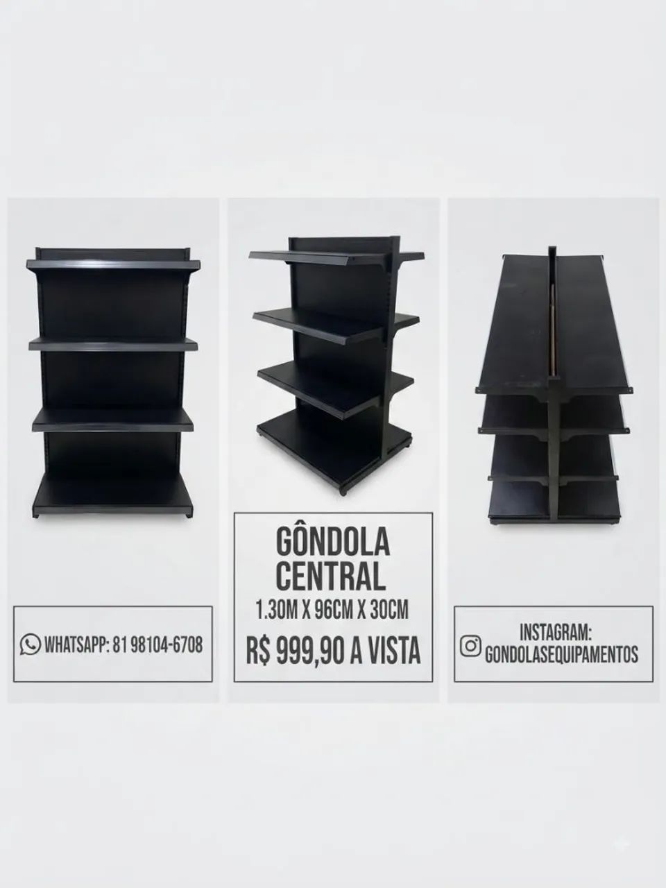 Gôndola central promoção 