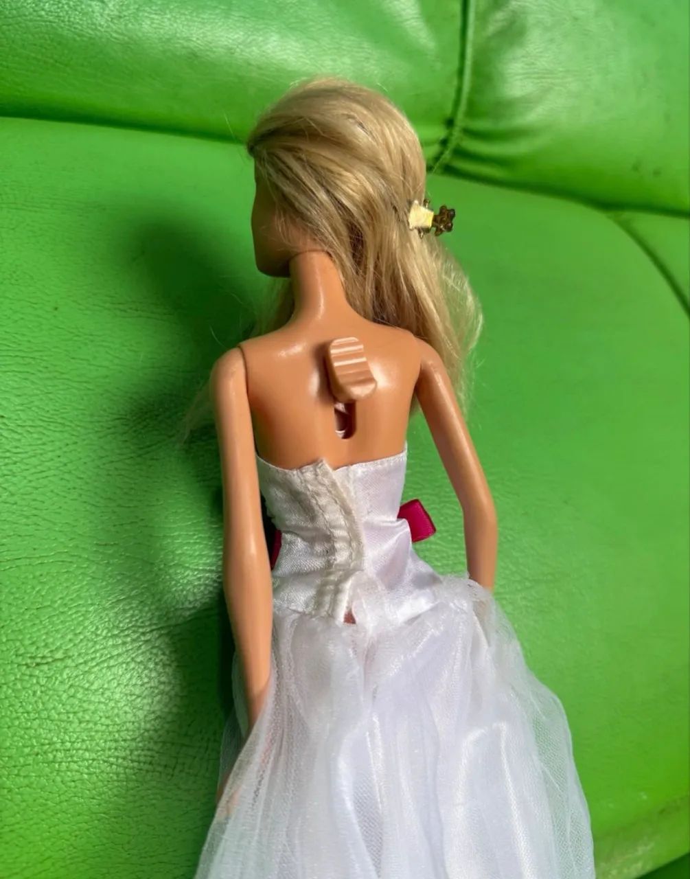 boneca barbie noiva loira - Foto 2