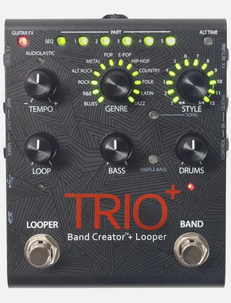 Pedal DIGITECH TRIO (ZERO) - Foto 3